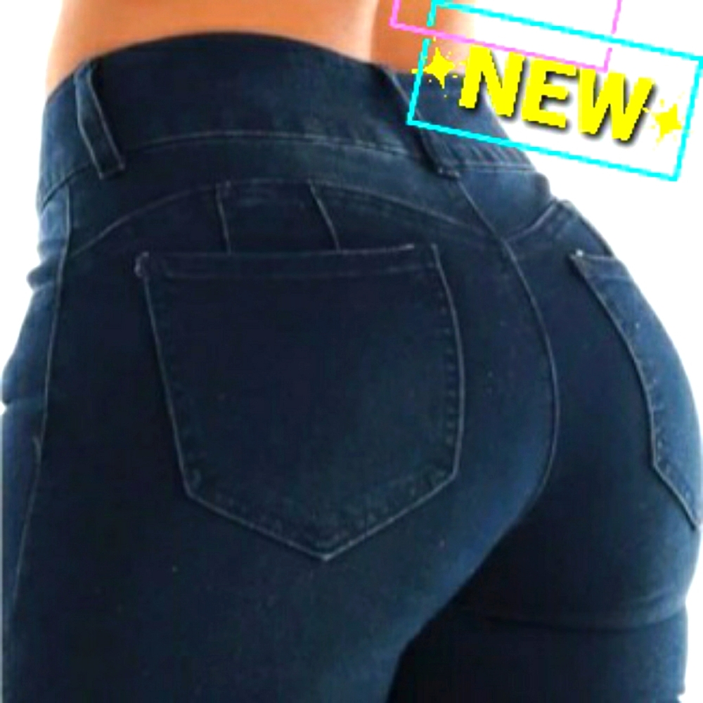 High Waisted Butt Lifting Levanta Cola Jeans